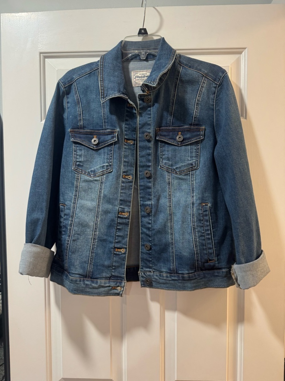 Flag & Anthem Light Blue Denim Shirt Jacket